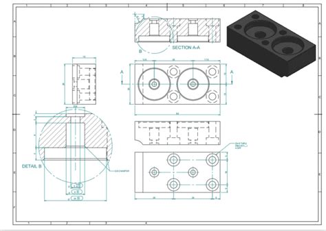 cnc milling drawing PDF